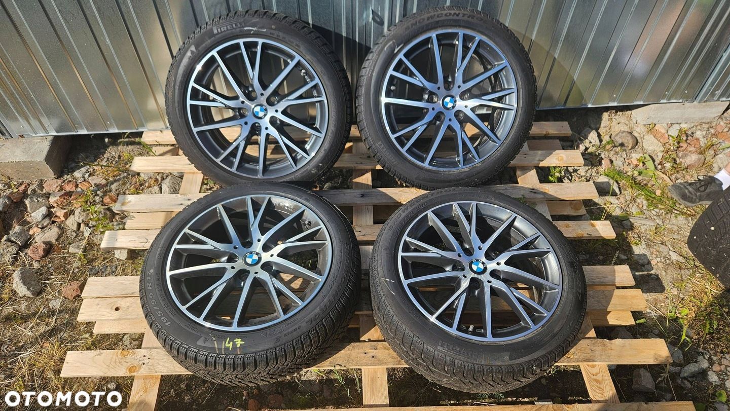 FELGI BMW F40 F45 7x17" ET47 OPONY ZIMA PIRELLI 195/55 R17 2x6m 2x4mm - 1