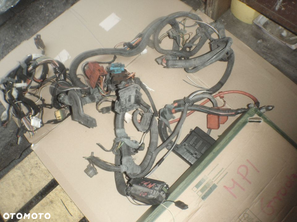 wiązka instalacja elektryka kostka kabiny silnika komora fiat panda seicento mpi punto II 500 1.2 1,4 1.1 swap - 7