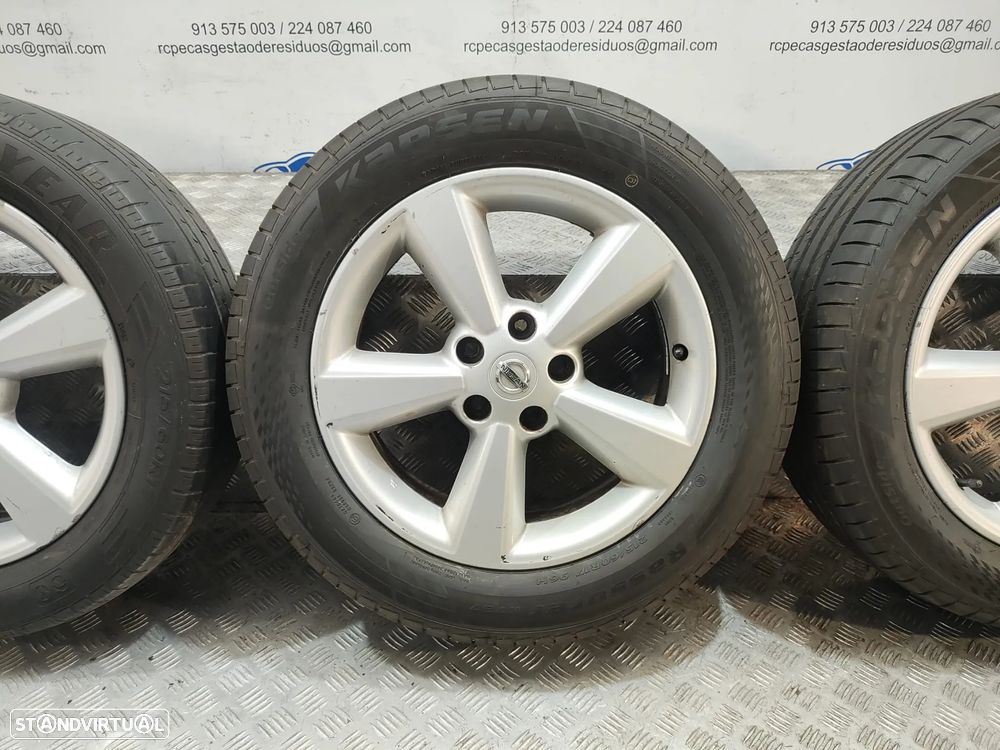 Conjunto de jantes 17 Nissan Qashqai J10 6,5J ET40 5x114,3 Original - 5