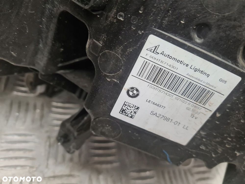 BMW X5 G05 LAMPA PRZÓD FULL LED EU PRAWA LEWA 5A27981 5A27982 - 4