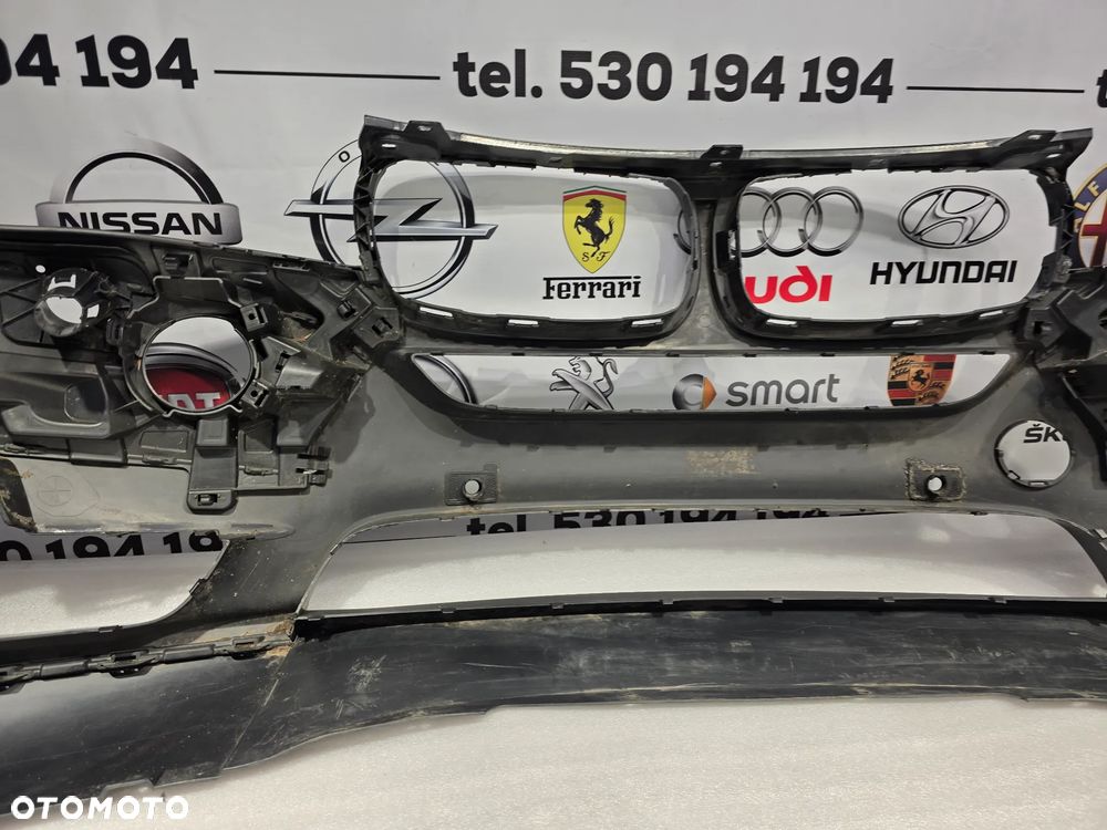 BMW X5 F15 13- ZDERZAK PRZEDNI PRZÓD NA SPRYSKI + 4xPDC , NR 51117294480 / 7294480 + 51117294481 / 7294481 , NR AUKCJI NZ1720 - 36