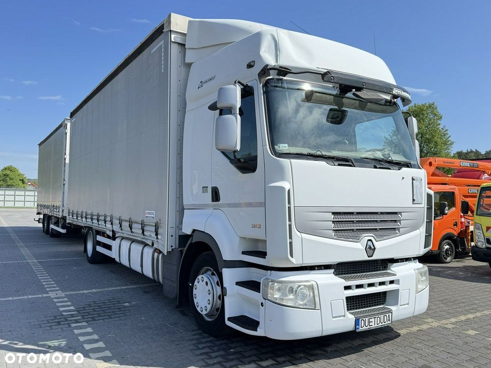 Renault Premium 380 DXi Euro 5 Firana 19 Palet Dach Zsuwany 18ton DMC - 4