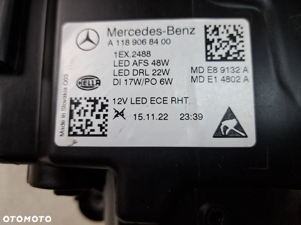 MERCEDES CLA LAMPY FULL LED PERFORMANCE KOMPLET A1189068300 A1189068400 - 11