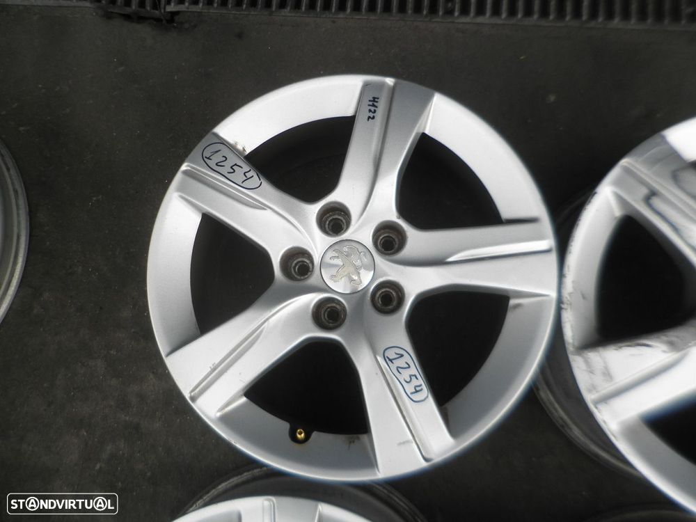 Jogo De Jantes Jgjant1254 PEUGEOT 508 2011 1.6HDI 112CV 4P CINZA ET46 7X16 5X108 64.5MM - 4