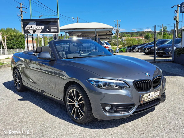 BMW 218 d Cabrio Line Sport Auto