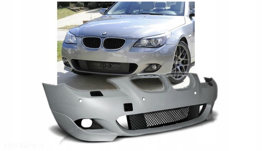 Zderzak Przedni M-PAKIET BMW E60 07-10R + Halogeny - 3