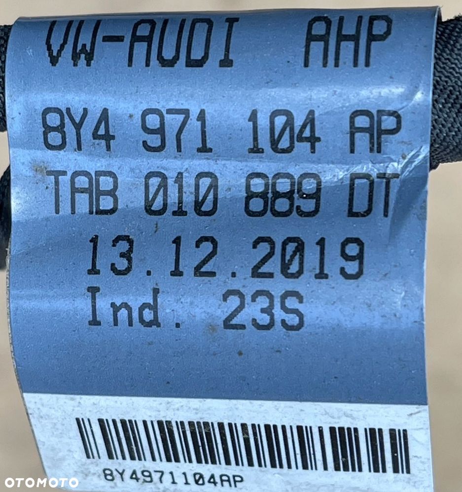 AUDI A3 8Y WIĄZKA INSTALACJA CZUJNIKÓW PARKOWANIA PDC TYŁ 8Y4971104AP - 3