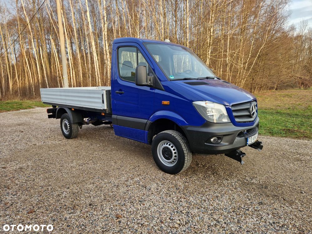 Mercedes-Benz Sprinter 316 CDI 2.2 4X4 Czołownica pod Pług do śniegu Z Niemiec Skrzynia Paka Platforma - 1