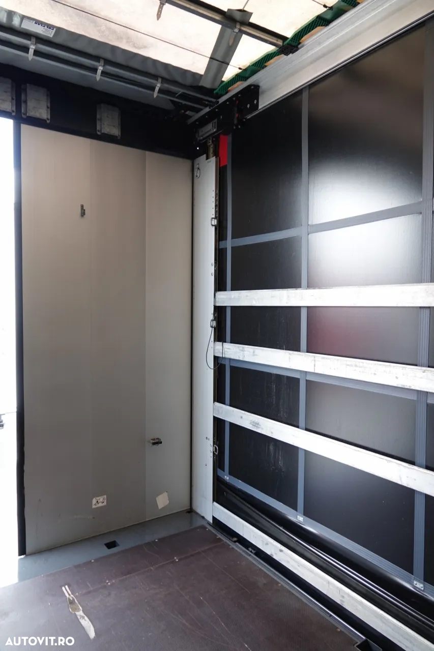 Wielton CORTINĂ STANDARD WIELTON / ACOPERIȘ RIDICABIL / SISTEM BDE - STALPINI EXTENSIBILI / AX RIDICABIL / SAF / PUȚIN UTILIZAT - 20