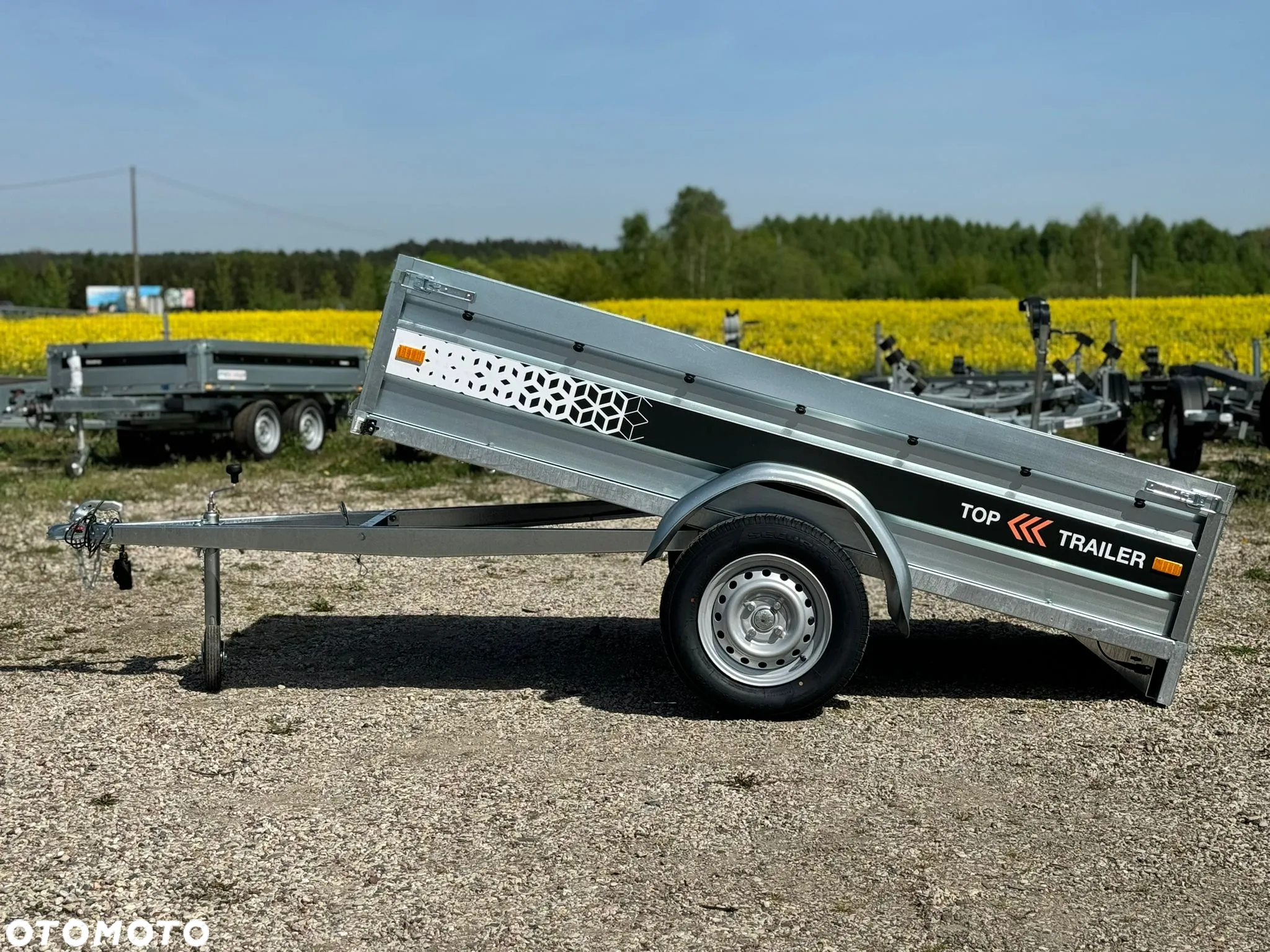 MAZZO TOP TRAILER Dostawa przyczepka SPAWANA 232x131x45cm DMC750kg UCHYLNA - 3