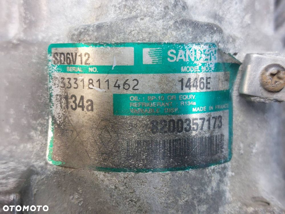 SPRĘŻARKA KOMPRESOR KLIMATYZACJI RENAULT MODUS I 1.2 16V 8200357173 - 6