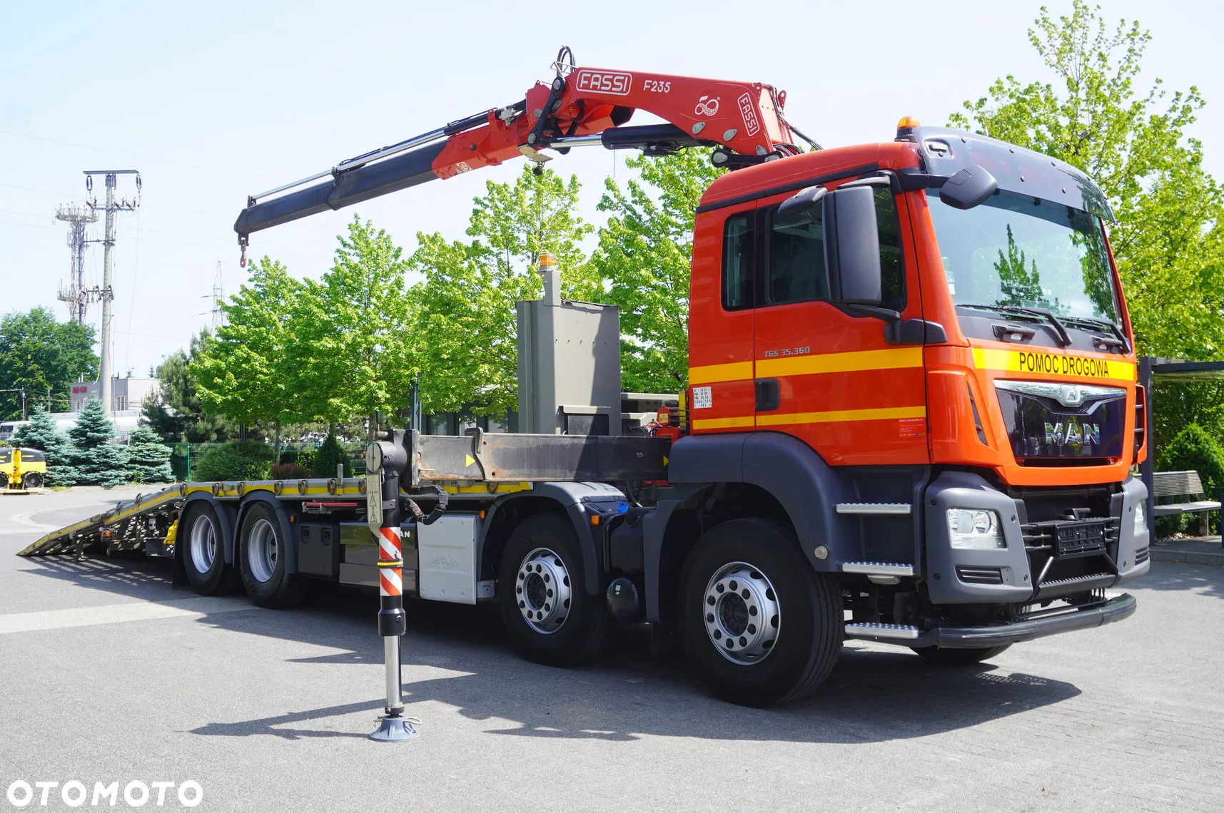 MAN TGS 35.360 E6 8x2 / HDS Fassi F235 / 6,5 t udźwig / 8,3 m wysięg - 12