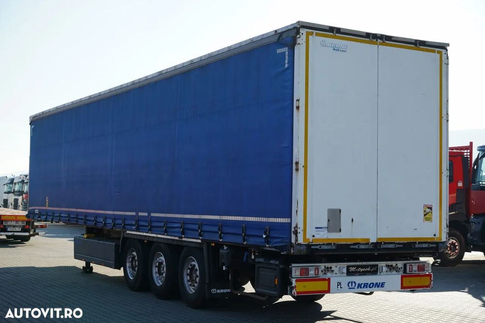 Krone CORTINĂ / STANDARD / COȘ PENTRU PALEȚI / AXĂ RIDICATĂ / SAF - 6