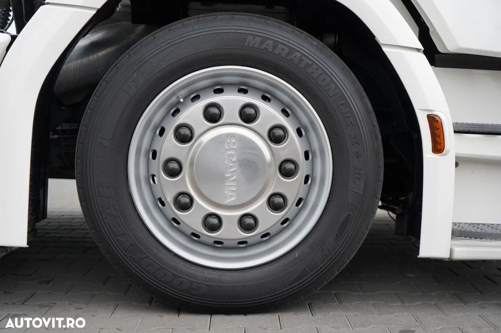 Scania S 530 / V8 / RETARDER / I-PARK COOL / PLATĂ JOSĂ / PIELE / - 20