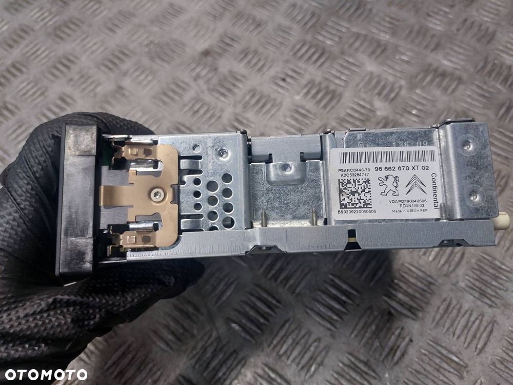 RADIO ODTWARZACZ CITROEN C4 PICASSO I 96662670XT - 3