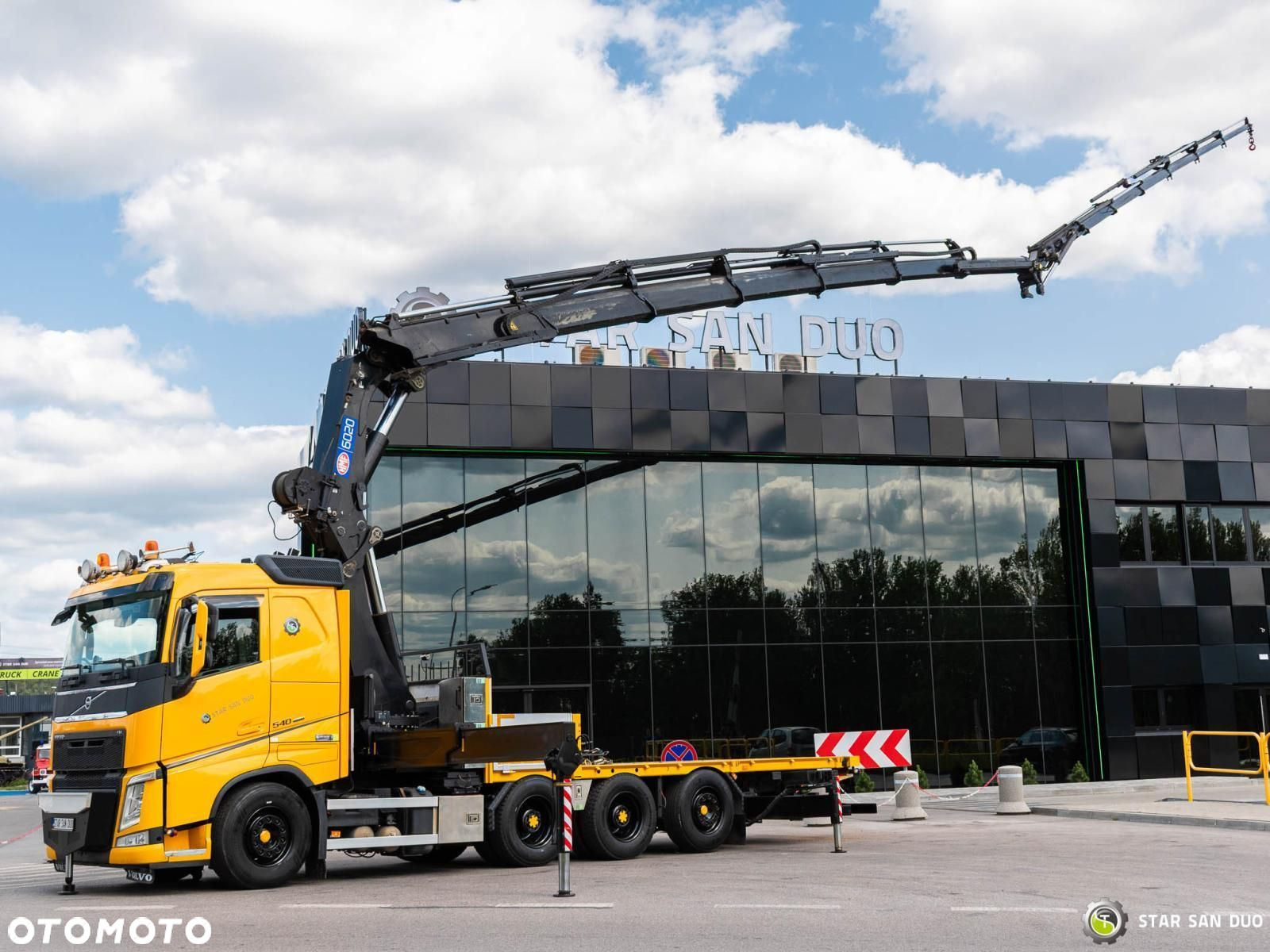 Volvo FH 540 8x4 HMF 6020 Fly Jib  Wciągarka Ciągnik - 6