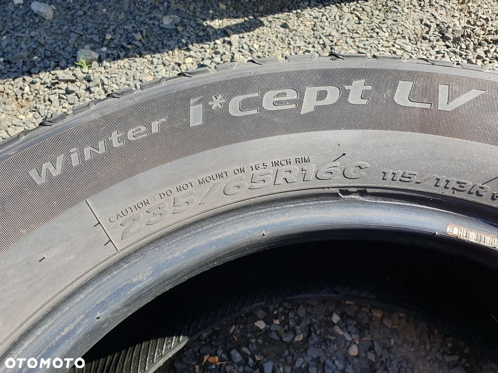 2x OPONA HANKOOK WINTER I*CEPT LV 235/65/R16C 115/113R 2019r 6.5 i 7mm - 2