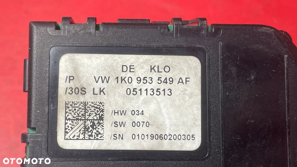 VW GOLF TOURAN LEON ALTEA OCTAVIA STEROWNIK MODUŁ KĄTA SKRĘTU 1K0953549AF - 4