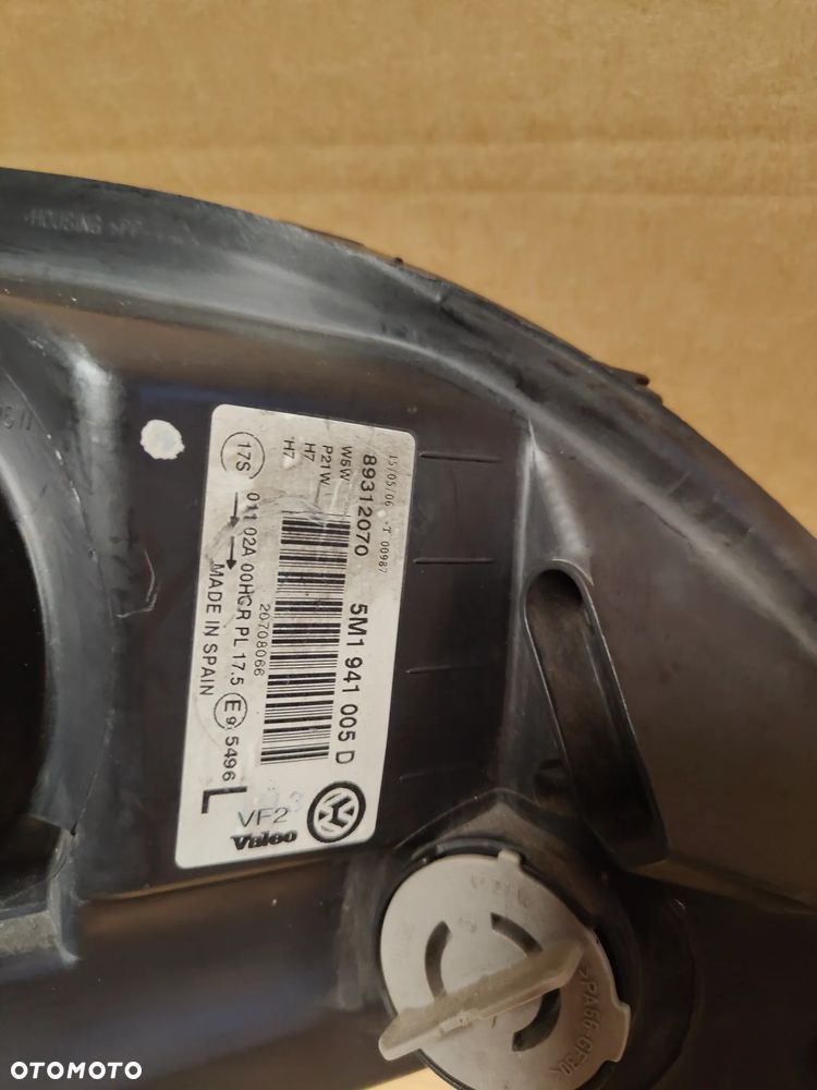 VW Golf 5 V Plus lewy reflektor lampa Europa - 4