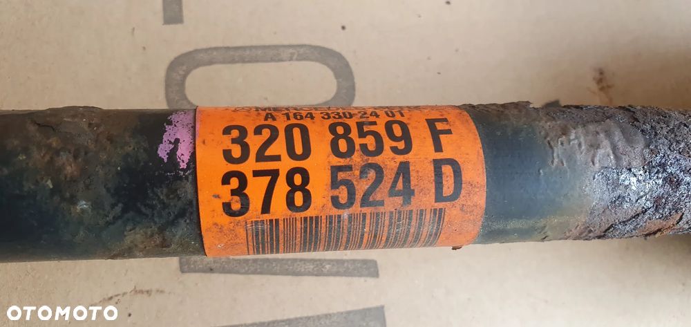 Półoś prawy przód przednia prawa półośka Mercedes ML W164 3.0 CDI A1643302401 - 9