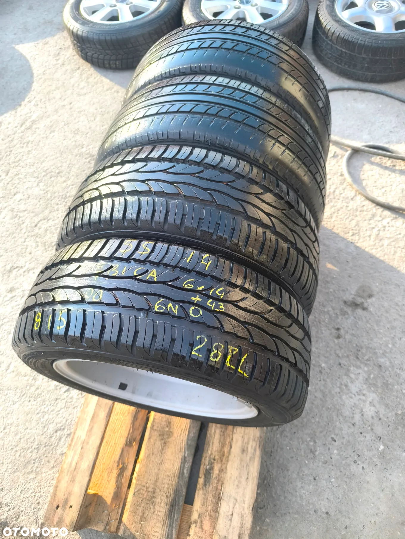 4x100 Felgi Aluminiowe Alufelgi 14 Koła Letnie Lato VW POLO LUPO UP! GOLF I II III 2 3 CADDY SCIROCCO CORRADO JETTA PASSAT B3 B4 SEAT AROSA MII IBIZA CORDOBA SKODA CITIGO FELICIA 7mm Legnica ALU-RAD 185/55 - 20