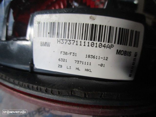 Farol Tras 6321737111 BMW F31 2014 320D 163CV 5P CINZA ESQ ORIGINAL - 3