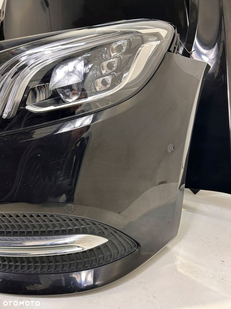 MERCEDES W222 LIFT PRZÓD ZDERZAK PAS LAMPY MASKA CHŁODNICE - 8