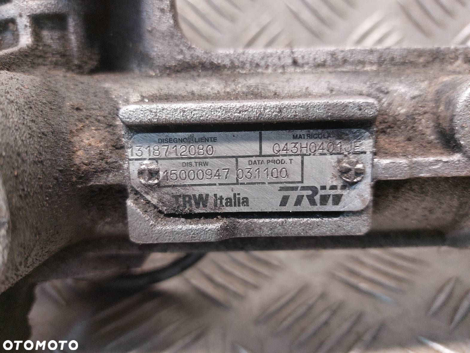 MAGLOWNICA PRZEKŁADNIA KIEROWNICZA FIAT ULYSSE I LIFT 1318712080 - 2