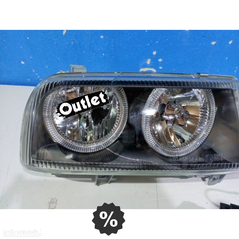 R145037C1 FARÓIS ANGEL EYES VOLKSWAGEN VW VENTO 92-98 FUNDO PRETO - 6