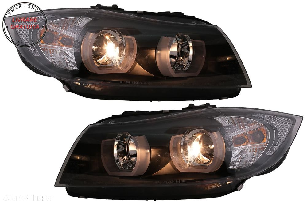 Faruri Halogen U-Led 3D Dual Halo Rims BMW Seria 3 E90 Limuzina E91 Touring (03.20- livrare gratuita - 13