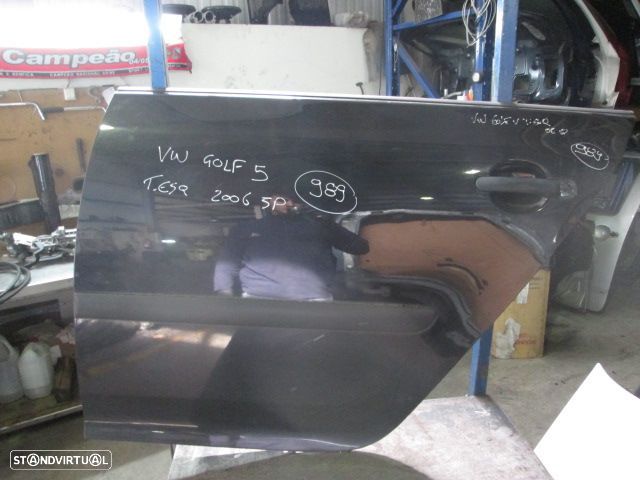 Porta REF989 VW GOLF 5 2006 5P Preta Te - 1