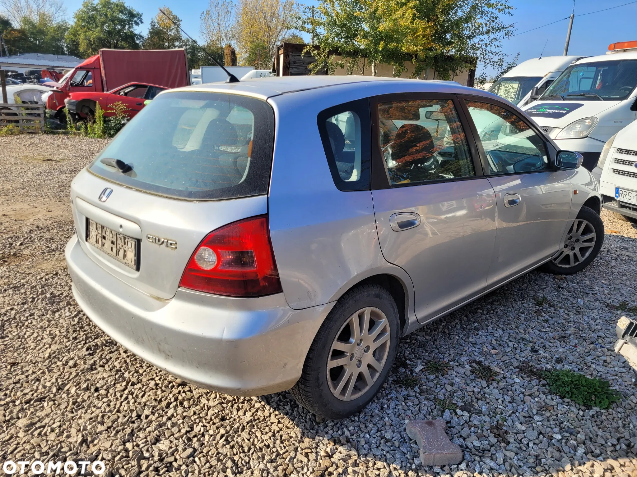HONDA CIVIC VII NH623M maska pokrywa silnika klapa bagażnika zderzak lampa reflektor pas przedni stop lampy halogeny - 3