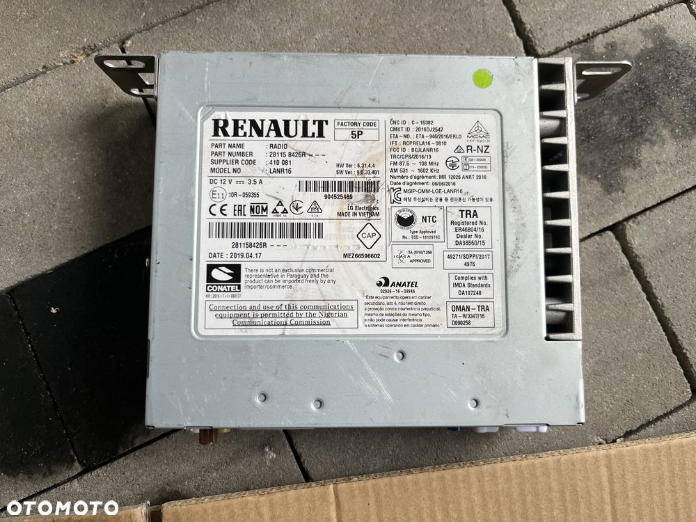 Radio (6) Renault Megane IV - 1