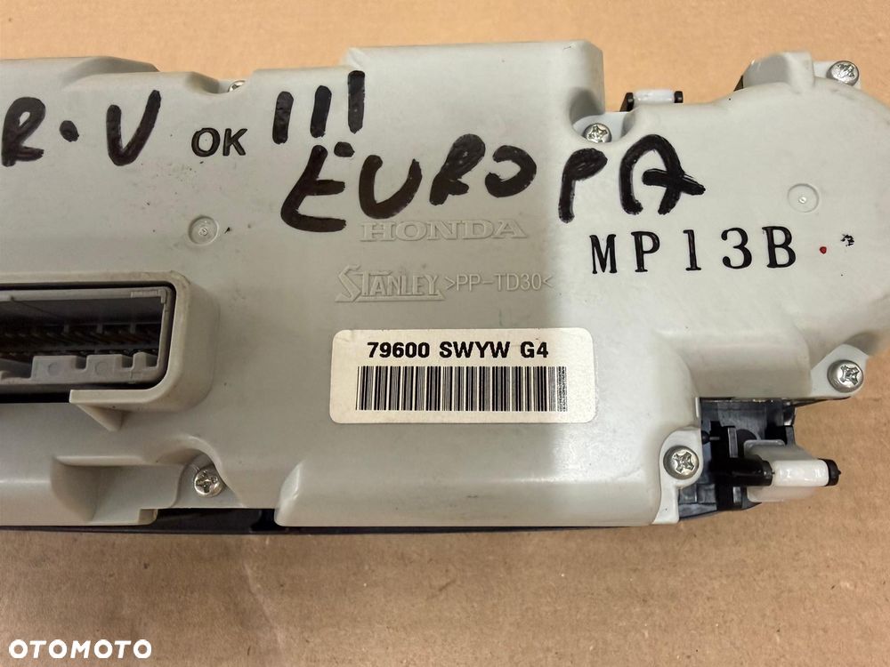 HONDA CR-V III LIFT 10-12 Panel klimatyzacji 79600-SWYW-G4 - 4