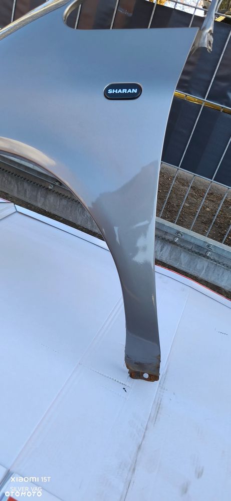 Błotnik lewy przód VW Sharan LD7S oryginalny przedni LIFT kierowcy - 4