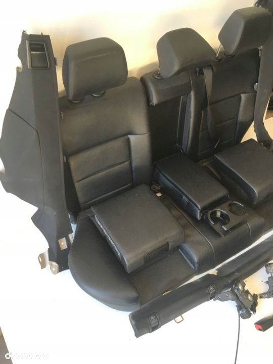 MERCEDES W212 KOMBI KANAPA ZAMKI TYLNA SKÓRA - 6