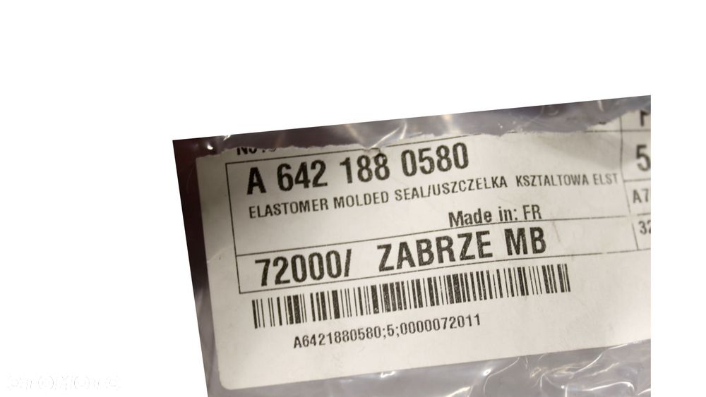 MERCEDES V6 WIELE MODELI Uszczelka chlodniczki oleju OM642 ORYGINAL - 2