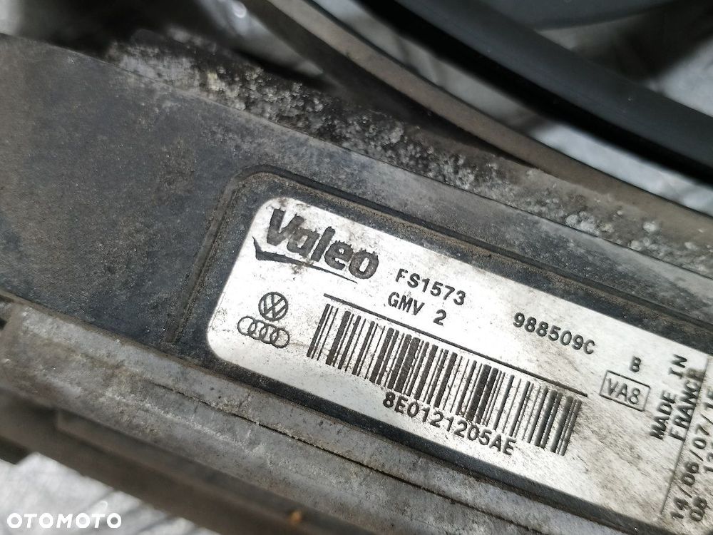 WENTYLATOR CHŁODNICY AUDI A4 B7 8E0121205AE 2.0 - 3