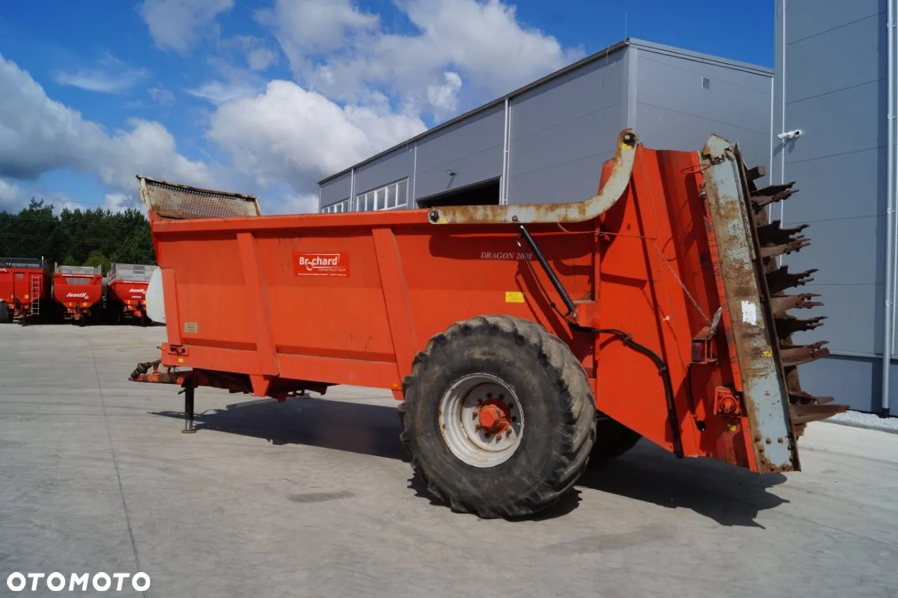 Brochard Rozrzutnik obornika Dragon 2001 12 Ton - 2