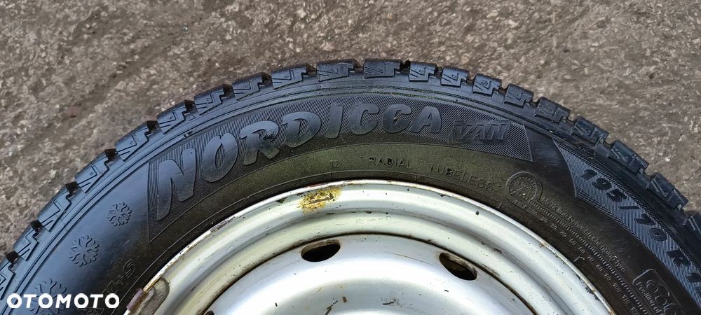 KOLA ZIMOWE 15 FELGI 5X170 OPONY 195/70 R15C MASTER MOVANO INTERSTAR 98-03 - 4