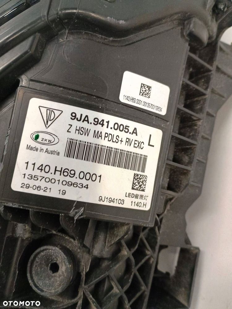 lampa lewy przód lewa przednia porsche taycan 9ja eu - 12
