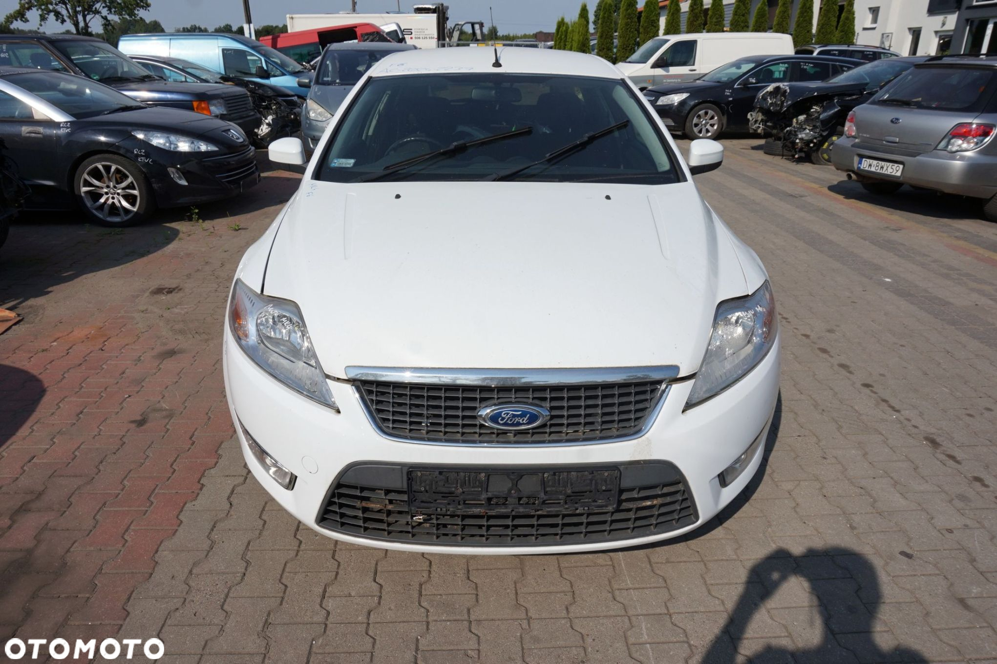FORD MONDEO IV MK4 KOMBI 2007 F6 1.8 TDCI QYBA 125KM MMT6 BIAŁY FROZEN na części - 8
