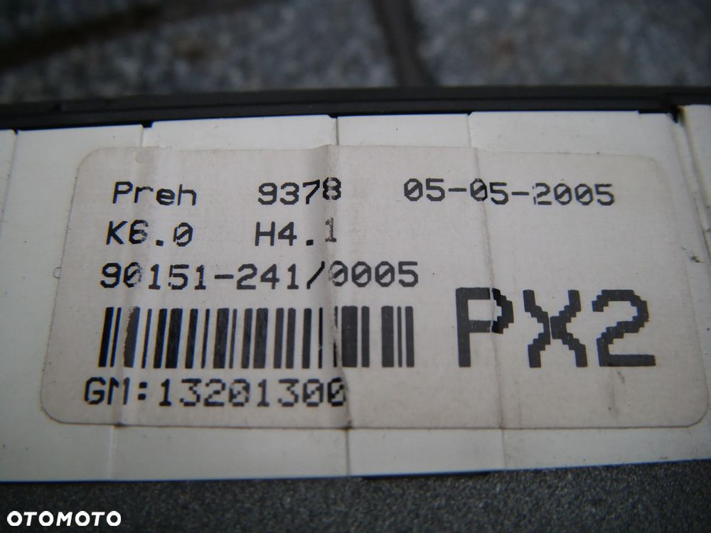 opel astra h 05r panel sterowania nawiewem 13201300 - 2
