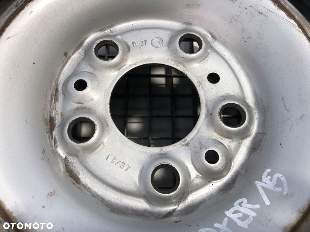 FELGA STALOWA 15  PEUGEOT BOXER Skrzynia 2006 - 2022 2.2 BlueHDi 140 103 kW [140 KM] olej napędowy - 2