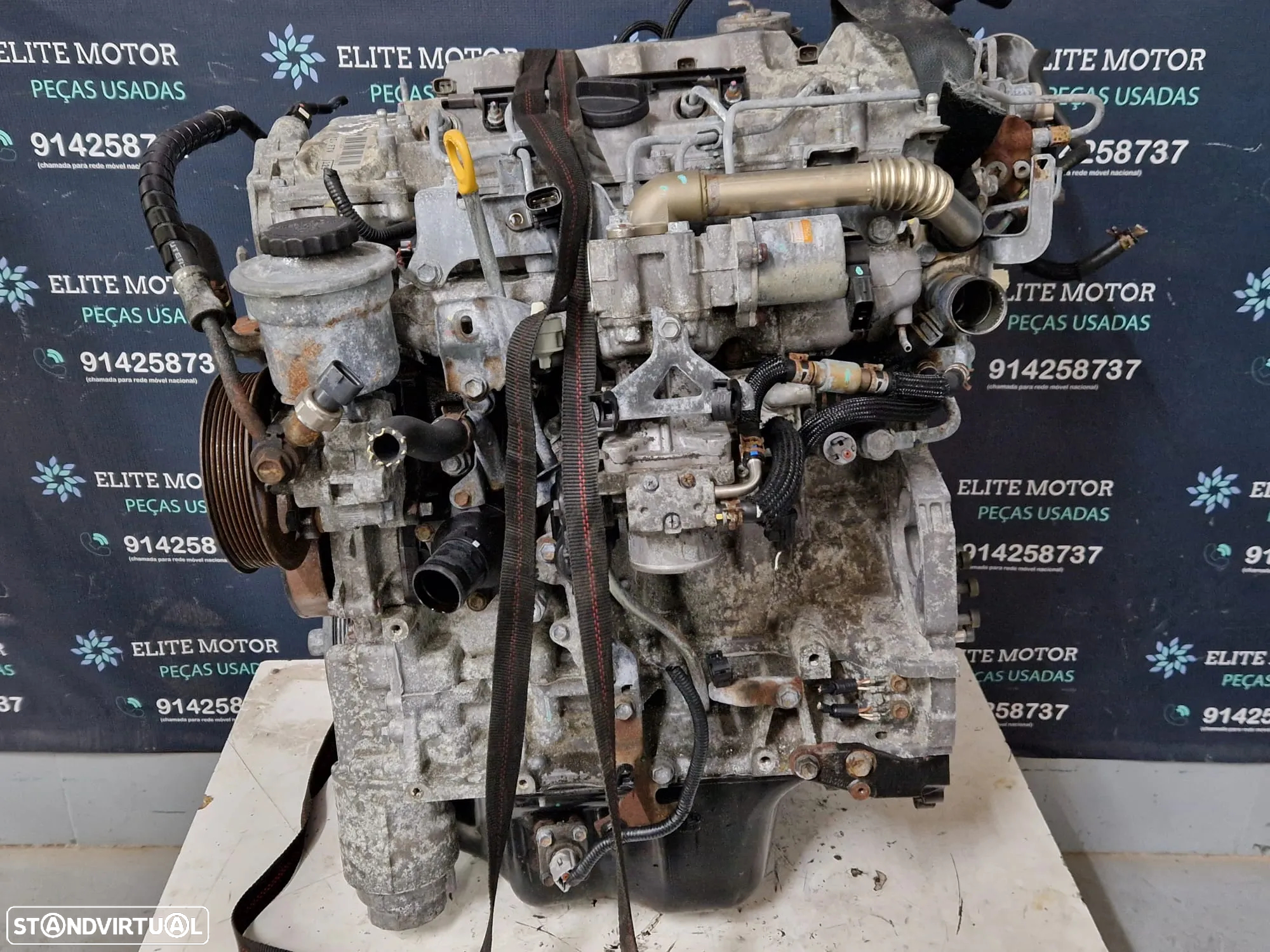 Motor usado 1AD-FTV TOYOTA AVENSIS 2.0 D 126CV T25 1AD DENSO COROLLA RAV4 - 2