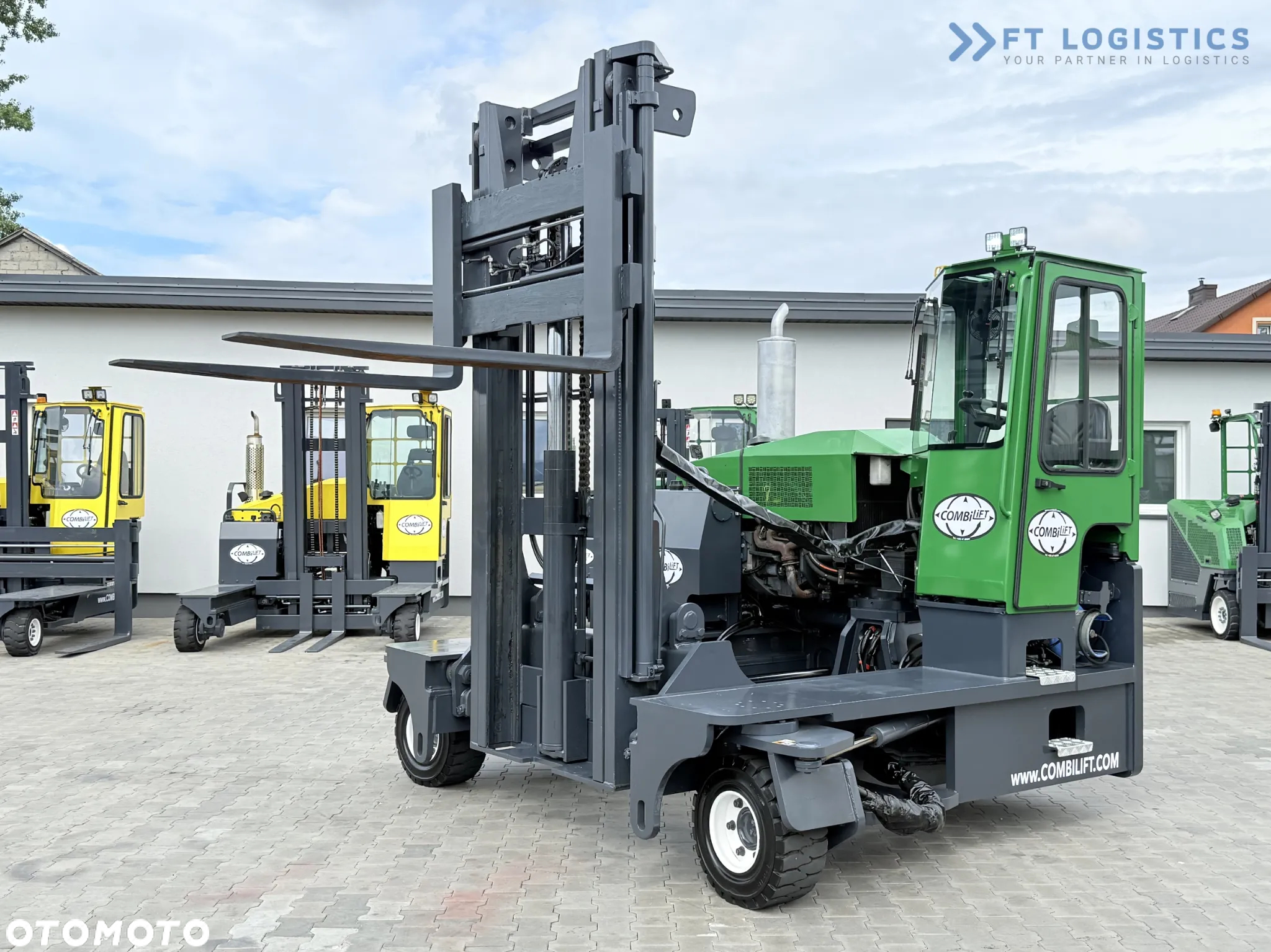Combilift C8000 / GAS / DUPLEX - 4700MM / POZYCJONER / WOLNY SKOK / PEŁNA OGRZEWANA KABINA / JEDYNIE 5141H / STAN - JAK NOWY! - 24