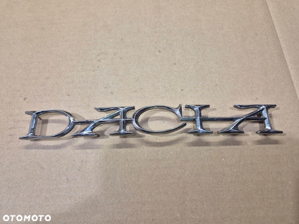 Dacia emblemat.Napis. Antyk.Old timer. - 1