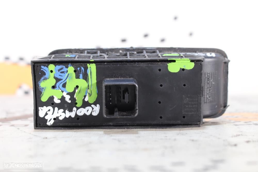 Botão / Comando / Interruptor Dos Vidros Skoda Fabia Ii (542)  1K49598 - 2