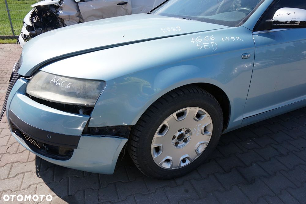 BŁOTNIK PRZEDNI LEWY A6 C6 LY5R  NIEBIESKI AUDI 2004-2008 - 3