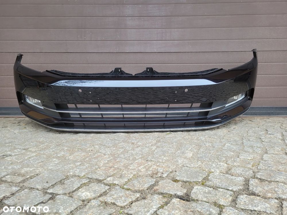 ZDERZAK PRZEDNI PRZÓD VW PASSAT B8 HIGHLINE LC9X PDC SPRYSKIWACZE - 1